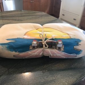 Rare Tee Shirt Blanket depicting Jones Beach Theater